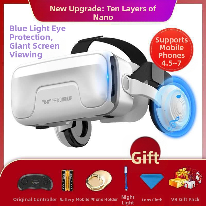 Ochelari de realitate virtuală all-in-one, actualizare generație 104D, poștă, telefon mobil, purtând oglindă magică, ochelari VR pentru jocuri, ar15