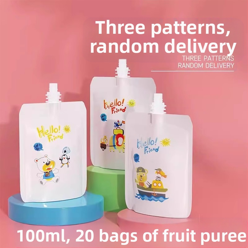 Lihtne süstlatüüpi imikutoidu täiteaine, imikutoidu püree koti jagaja, imikutoidu jagamise vidin