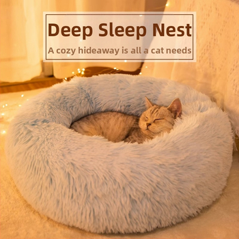 Soe magamismatt, kassimuna-tartmatt, kassipesa, sügise ja talve sügava une pehme kassipesa, universaalne igaks aastaajaks