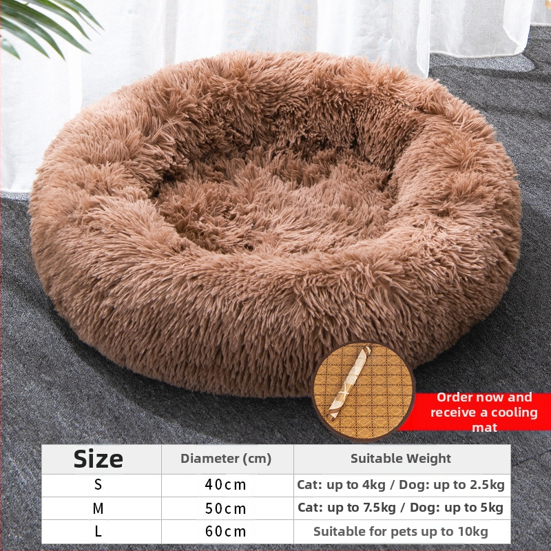 Soe magamismatt, kassimuna-tartmatt, kassipesa, sügise ja talve sügava une pehme kassipesa, universaalne igaks aastaajaks