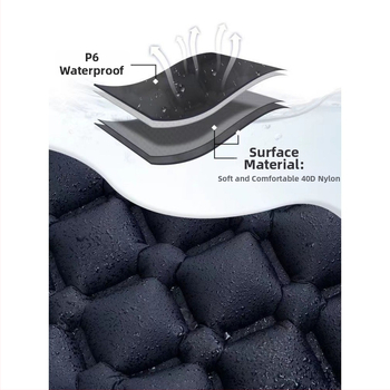 J1U.Westtune ülikerge täispuhutav madrats õues kasutamiseks mõeldud telk, magamisalus, paksendatud ja mugav õhkpadi, kaitse ühe inimese eest