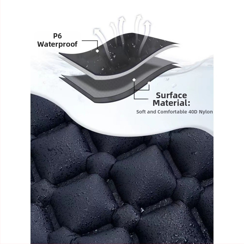 J1U.Westtune ülikerge täispuhutav madrats õues kasutamiseks mõeldud telk, magamisalus, paksendatud ja mugav õhkpadi, kaitse ühe inimese eest