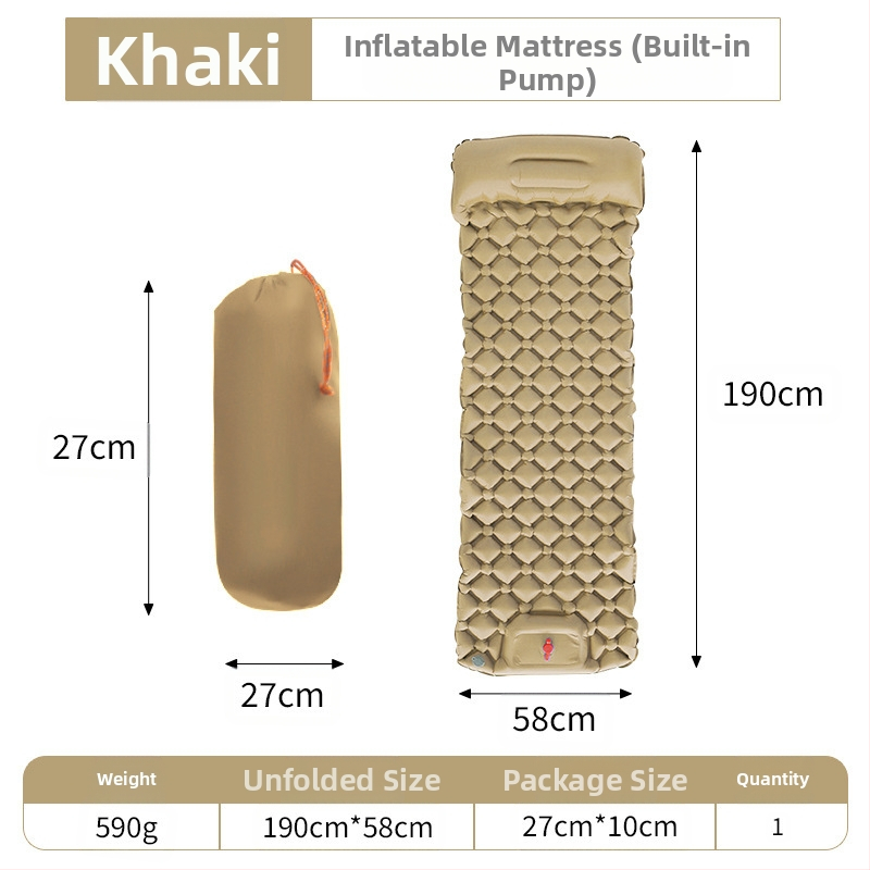 J1U.Westtune ülikerge täispuhutav madrats õues kasutamiseks mõeldud telk, magamisalus, paksendatud ja mugav õhkpadi, kaitse ühe inimese eest