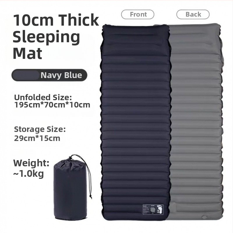 J1U.Westtune ülikerge täispuhutav madrats õues kasutamiseks mõeldud telk, magamisalus, paksendatud ja mugav õhkpadi, kaitse ühe inimese eest