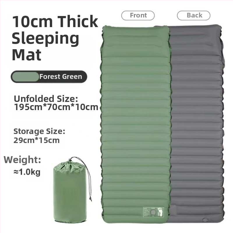 J1U.Westtune ülikerge täispuhutav madrats õues kasutamiseks mõeldud telk, magamisalus, paksendatud ja mugav õhkpadi, kaitse ühe inimese eest