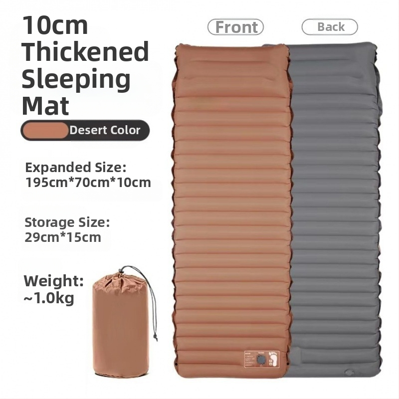 J1U.Westtune ülikerge täispuhutav madrats õues kasutamiseks mõeldud telk, magamisalus, paksendatud ja mugav õhkpadi, kaitse ühe inimese eest