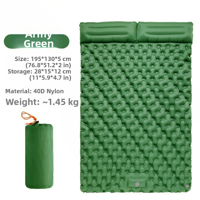 J1U.Westtune ülikerge täispuhutav madrats õues kasutamiseks mõeldud telk, magamisalus, paksendatud ja mugav õhkpadi, kaitse ühe inimese eest