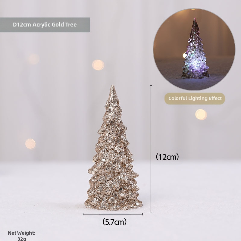 Ziemassvētku rotājumi LED gaismas Ziemassvētku eglīte Ziemeļvalstu stila galda izkārtojums mazas dāvanas bāra atmosfēras rotājumi