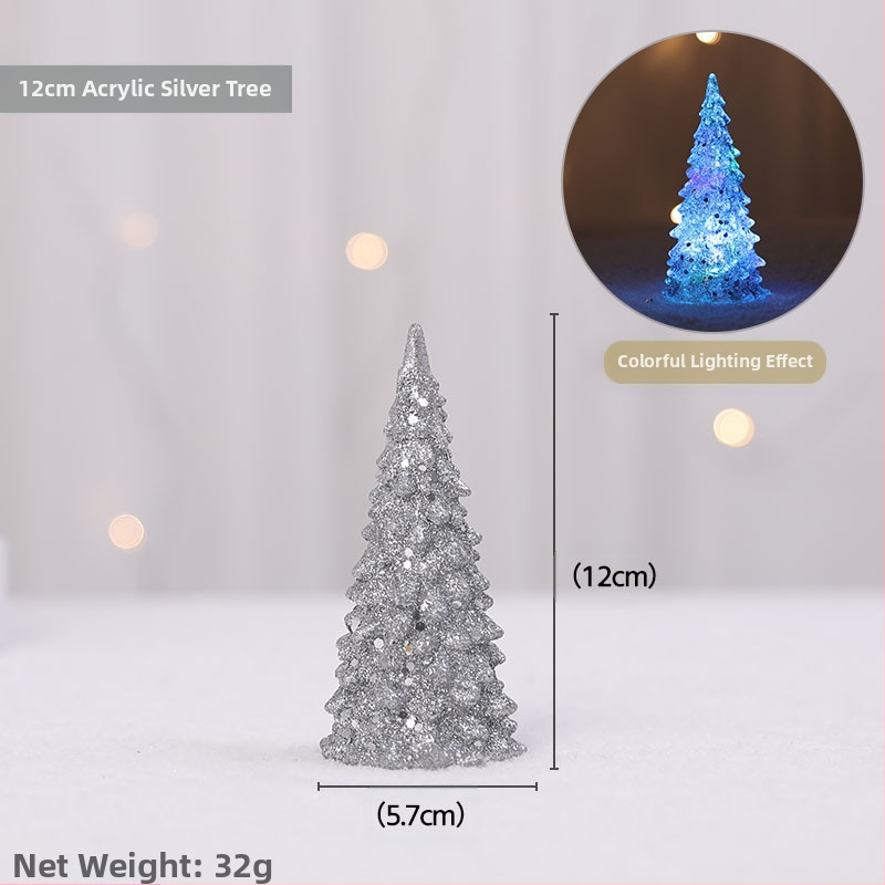 Ziemassvētku rotājumi LED gaismas Ziemassvētku eglīte Ziemeļvalstu stila galda izkārtojums mazas dāvanas bāra atmosfēras rotājumi