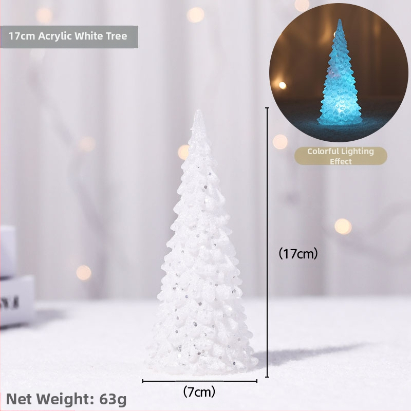 Ziemassvētku rotājumi LED gaismas Ziemassvētku eglīte Ziemeļvalstu stila galda izkārtojums mazas dāvanas bāra atmosfēras rotājumi