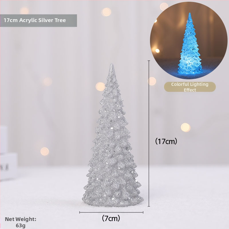 Ziemassvētku rotājumi LED gaismas Ziemassvētku eglīte Ziemeļvalstu stila galda izkārtojums mazas dāvanas bāra atmosfēras rotājumi