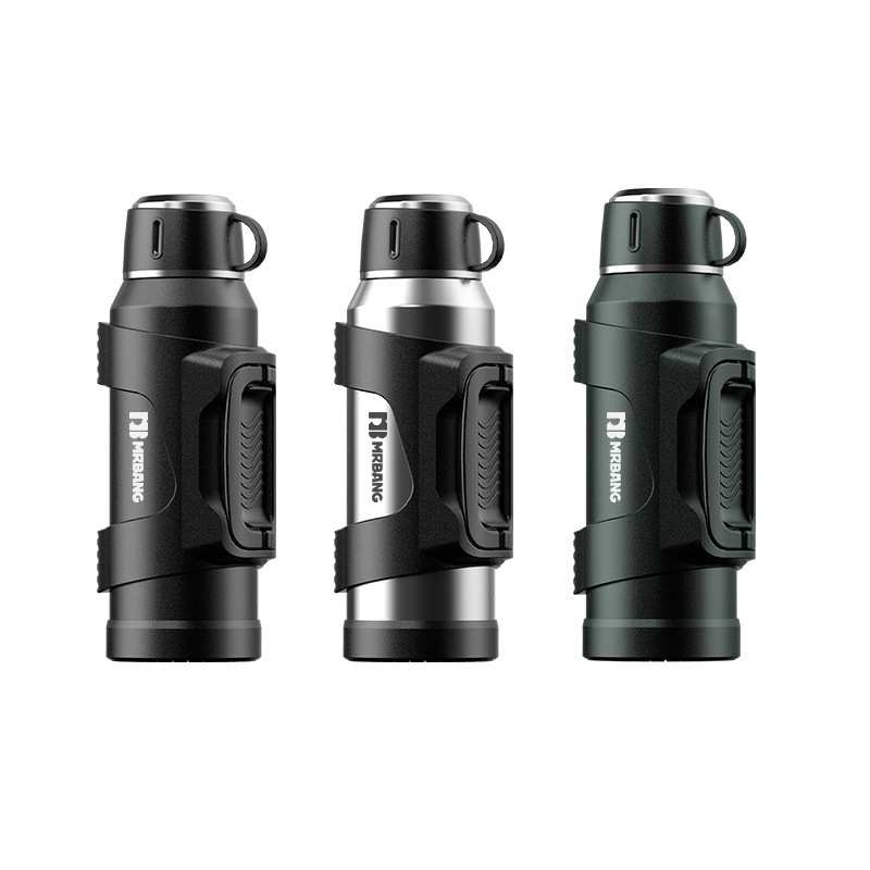 Termosas 316 Lauko didelės talpos termosas Nešiojamas termosas Automobiliui su arbatos dėžutės filtru Arbatos termosas