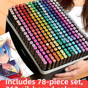 Žymeklio kostiumas, 262 spalvų pečių krepšys, tapybos, dailės, mokyklos reikmenys, dailės mokiniams, didmeninė prekyba, vienetinė prekyba, didmeninė prekyba