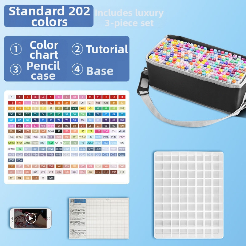 Žymeklio kostiumas, 262 spalvų pečių krepšys, tapybos, dailės, mokyklos reikmenys, dailės mokiniams, didmeninė prekyba, vienetinė prekyba, didmeninė prekyba