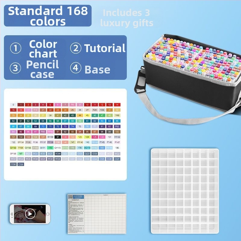 Žymeklio kostiumas, 262 spalvų pečių krepšys, tapybos, dailės, mokyklos reikmenys, dailės mokiniams, didmeninė prekyba, vienetinė prekyba, didmeninė prekyba