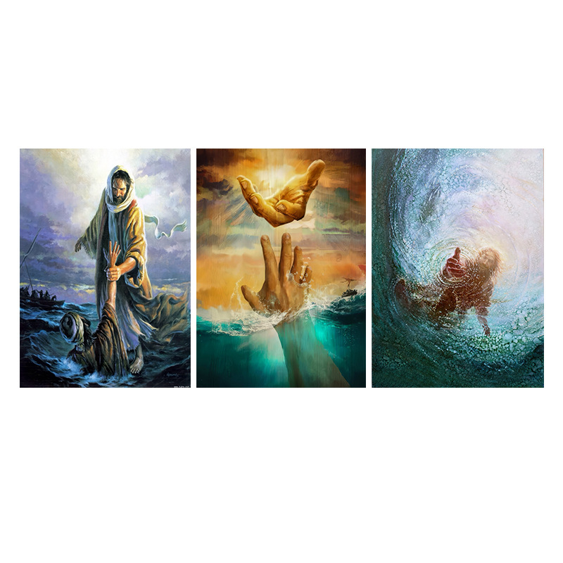 Prekogranično slikarstvo, tisak na jezgri, triptih, slikanje na platnu, generiranje vanjske trgovine, Amazon Hitch temu HD mikro sprej