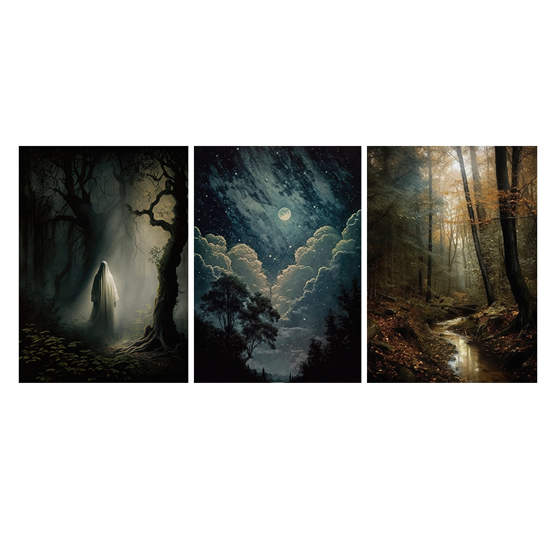 Prekogranično slikarstvo, tisak na jezgri, triptih, slikanje na platnu, generiranje vanjske trgovine, Amazon Hitch temu HD mikro sprej