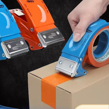 Skaidrios juostos pakavimo rankinis įrankis juostos pjaustytuvas mažas skaidrus netauriojo metalo sutirštintas rankinis platus