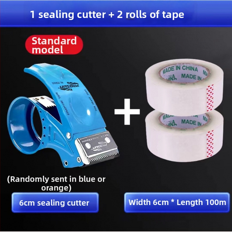 Skaidrios juostos pakavimo rankinis įrankis juostos pjaustytuvas mažas skaidrus netauriojo metalo sutirštintas rankinis platus