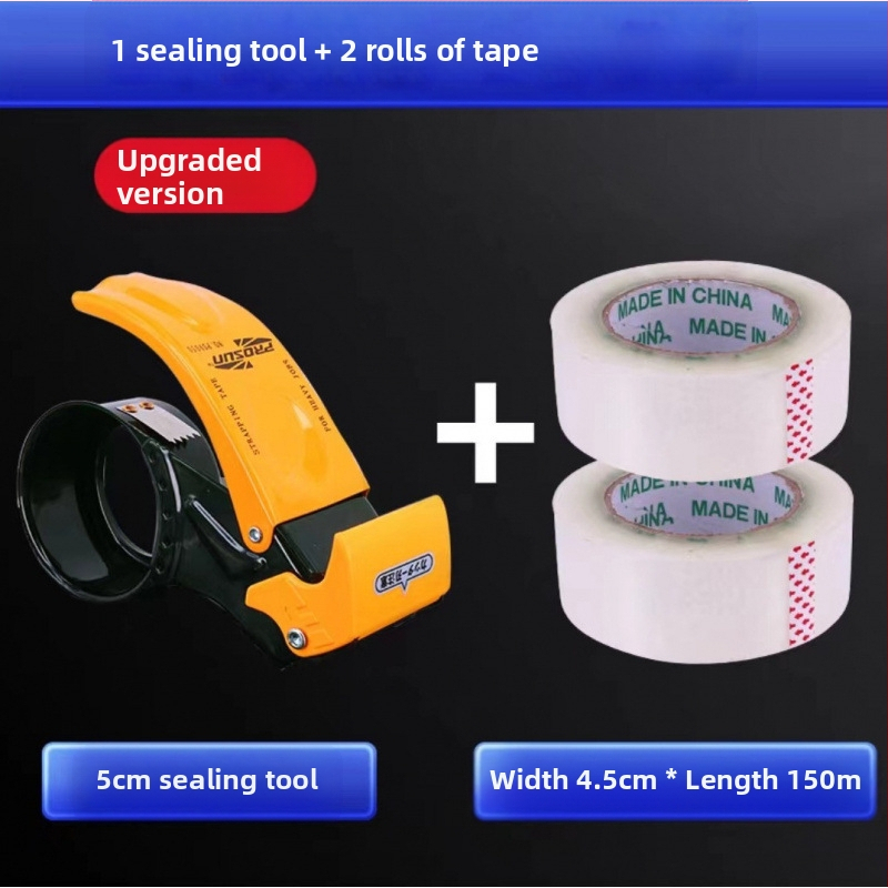 Skaidrios juostos pakavimo rankinis įrankis juostos pjaustytuvas mažas skaidrus netauriojo metalo sutirštintas rankinis platus