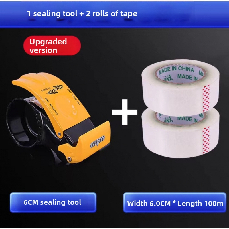 Skaidrios juostos pakavimo rankinis įrankis juostos pjaustytuvas mažas skaidrus netauriojo metalo sutirštintas rankinis platus