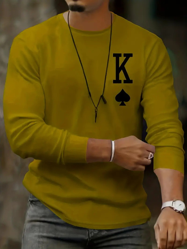 2024. aasta meeste disainiga lihtne sügisene vabaaja moodne lahtise pulloveriga pikkade varrukatega kampsun ME1