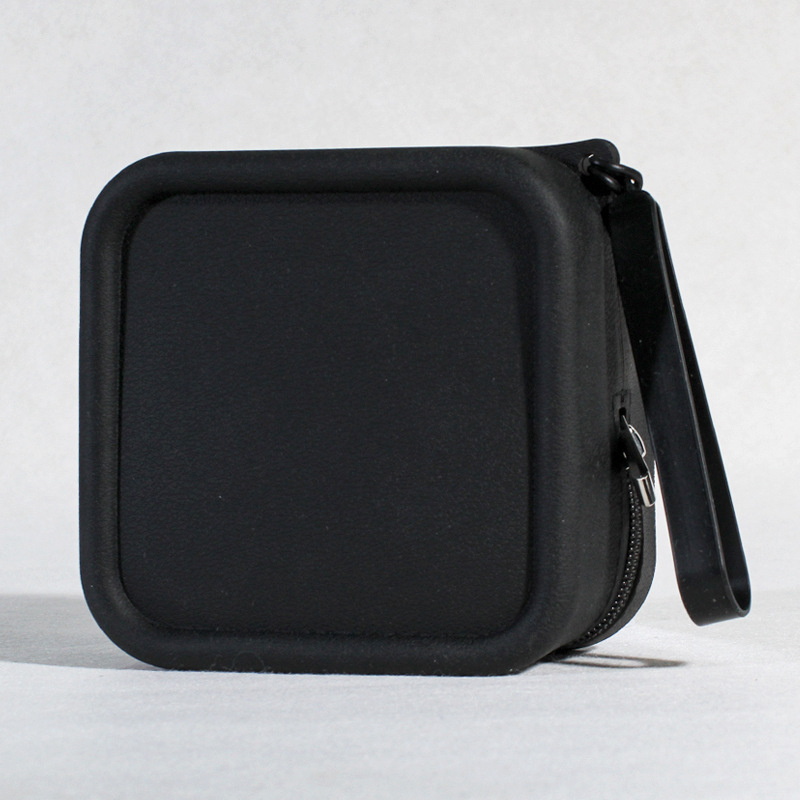 2024. gada silikona uzglabāšanas maza kvadrātveida soma ar lielu ietilpību, pārnēsājama atslēgu uzglabāšanas soma, lūpu krāsa, grims, monētu maciņš, ūdensizturīgs