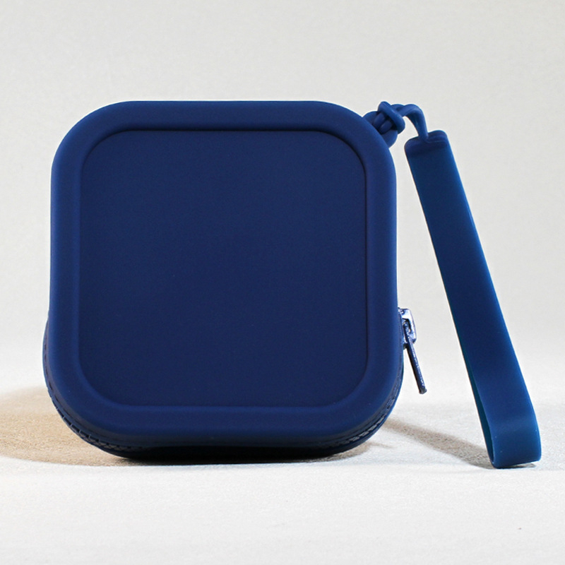 2024. gada silikona uzglabāšanas maza kvadrātveida soma ar lielu ietilpību, pārnēsājama atslēgu uzglabāšanas soma, lūpu krāsa, grims, monētu maciņš, ūdensizturīgs