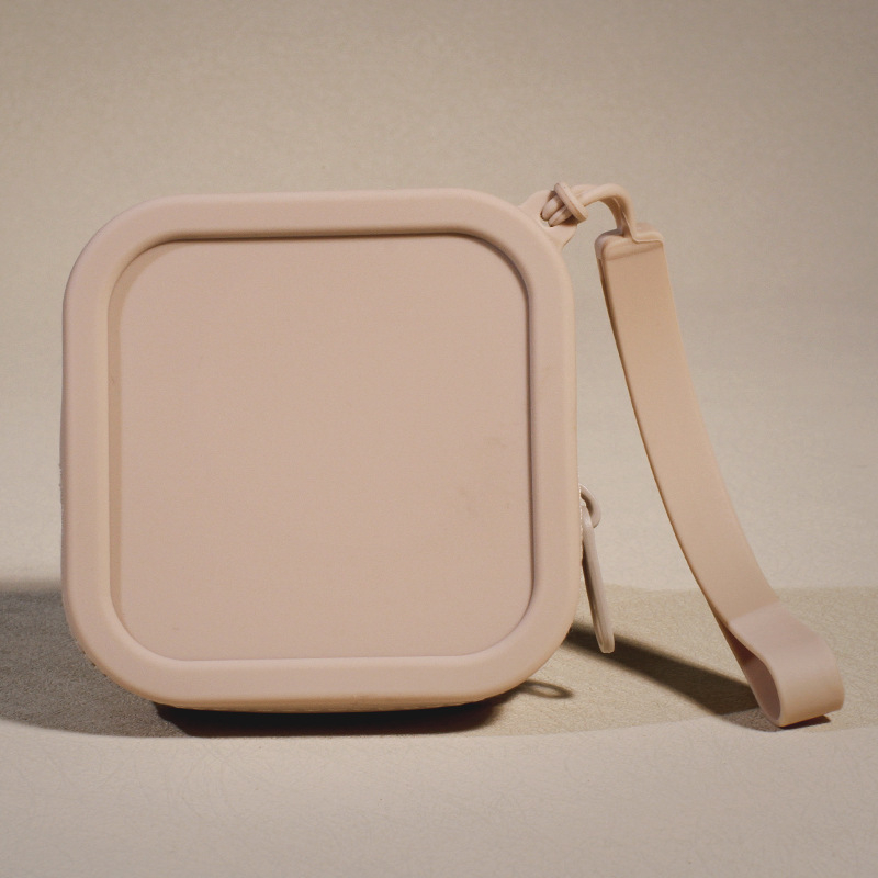 2024. gada silikona uzglabāšanas maza kvadrātveida soma ar lielu ietilpību, pārnēsājama atslēgu uzglabāšanas soma, lūpu krāsa, grims, monētu maciņš, ūdensizturīgs