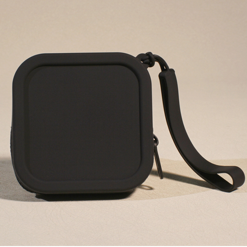 2024. gada silikona uzglabāšanas maza kvadrātveida soma ar lielu ietilpību, pārnēsājama atslēgu uzglabāšanas soma, lūpu krāsa, grims, monētu maciņš, ūdensizturīgs