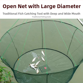 Kalapüügipuur krevetipuur kalavõrk avatud kokkupandav tõstevõrk liikuv võrk kalavõrk homaarivõrk kala püüdmine liikuv Zheng käsi viskav võrk