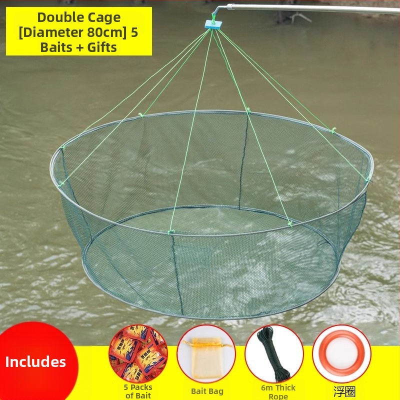 Kalapüügipuur krevetipuur kalavõrk avatud kokkupandav tõstevõrk liikuv võrk kalavõrk homaarivõrk kala püüdmine liikuv Zheng käsi viskav võrk