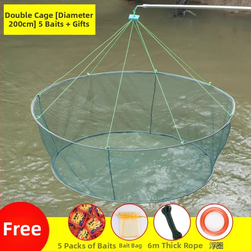 Kalapüügipuur krevetipuur kalavõrk avatud kokkupandav tõstevõrk liikuv võrk kalavõrk homaarivõrk kala püüdmine liikuv Zheng käsi viskav võrk