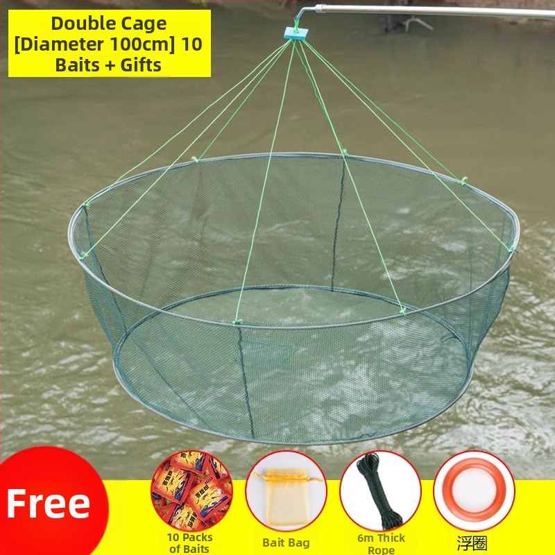 Kalapüügipuur krevetipuur kalavõrk avatud kokkupandav tõstevõrk liikuv võrk kalavõrk homaarivõrk kala püüdmine liikuv Zheng käsi viskav võrk