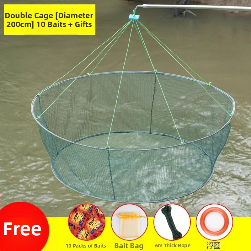 Kalapüügipuur krevetipuur kalavõrk avatud kokkupandav tõstevõrk liikuv võrk kalavõrk homaarivõrk kala püüdmine liikuv Zheng käsi viskav võrk