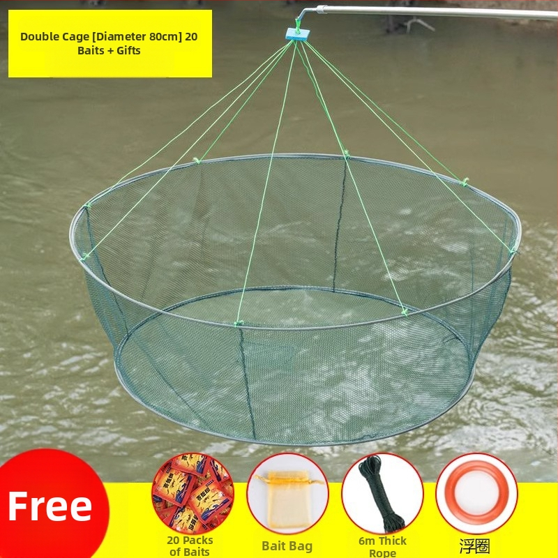 Kalapüügipuur krevetipuur kalavõrk avatud kokkupandav tõstevõrk liikuv võrk kalavõrk homaarivõrk kala püüdmine liikuv Zheng käsi viskav võrk