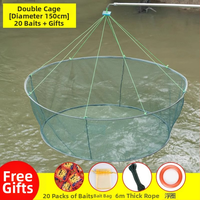 Kalapüügipuur krevetipuur kalavõrk avatud kokkupandav tõstevõrk liikuv võrk kalavõrk homaarivõrk kala püüdmine liikuv Zheng käsi viskav võrk