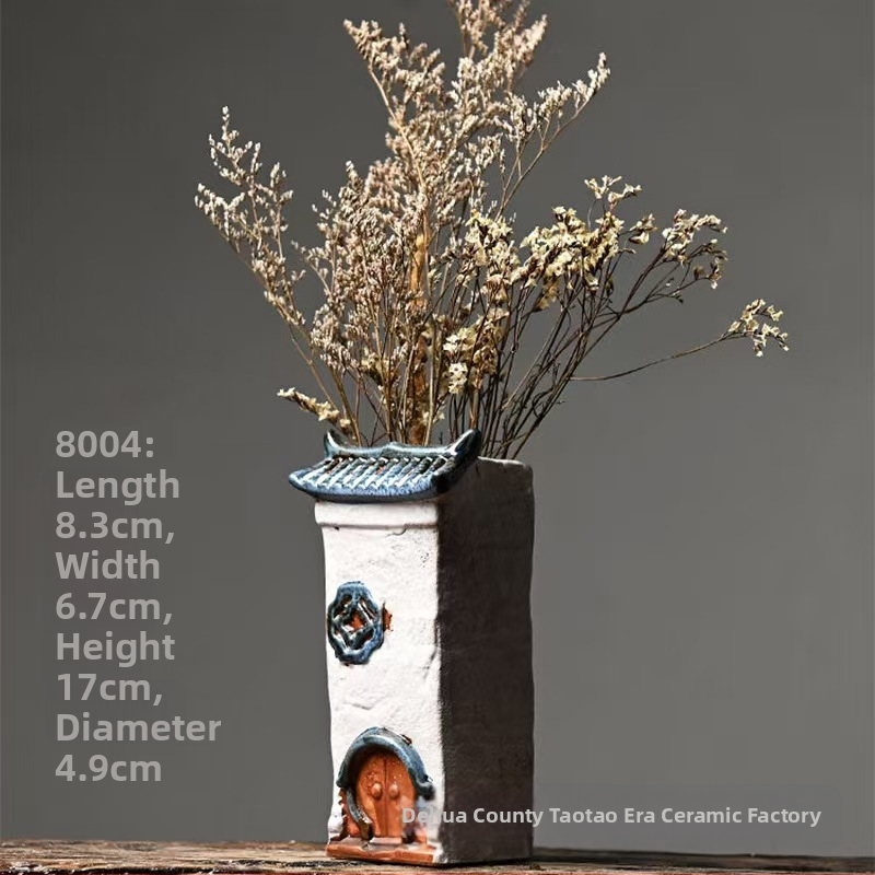 Декорация от бамбукови саксии за цветя в ретро стил, креативна зелена саксия за цветя в аквариум, пейзажна декорация за домашен офис