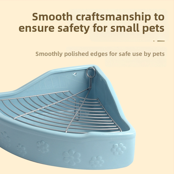 Τουαλέτα Totoro Κεραμική σε σχήμα βεντάλιας, με υπέρβαρη τουαλέτα για κουνέλι, σκίουρος, ινδικό χοιρίδιο, αντι-ανατροπή, τουαλέτα με αντι-πιτσιλίσματα