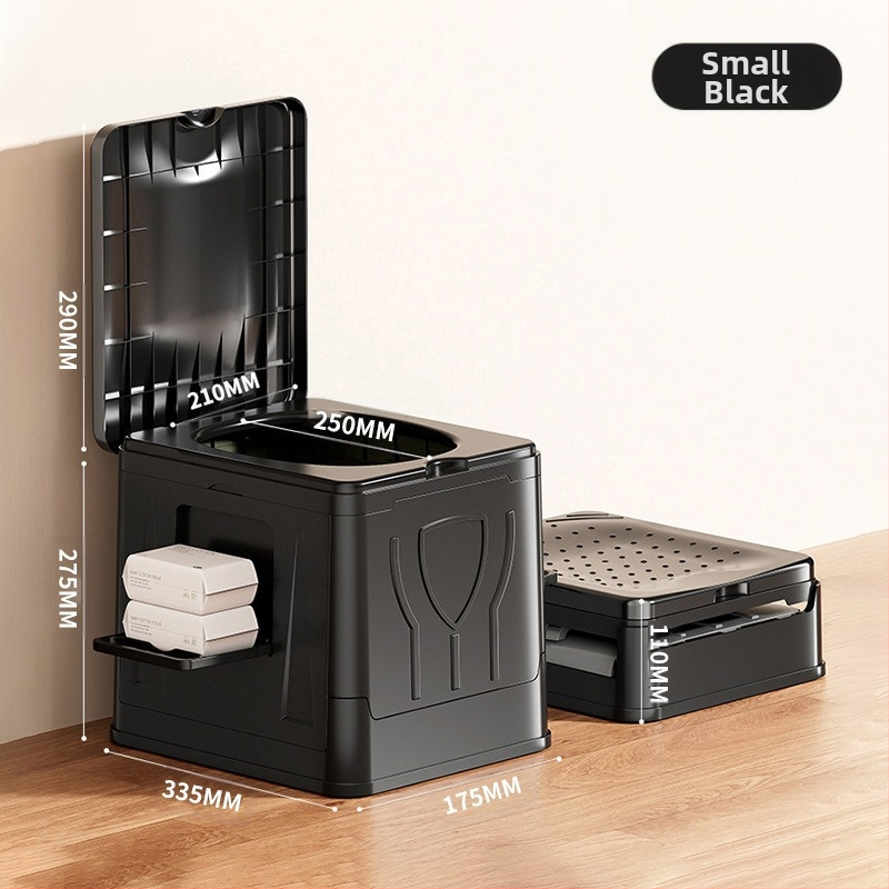 Autosse kokkupandav tualett kaasaskantav täiskasvanutele mõeldud isejuhtiv telkimisvarustus välistingimustes kasutatav hädaolukorras kõvenev tualett mobiilne tualett