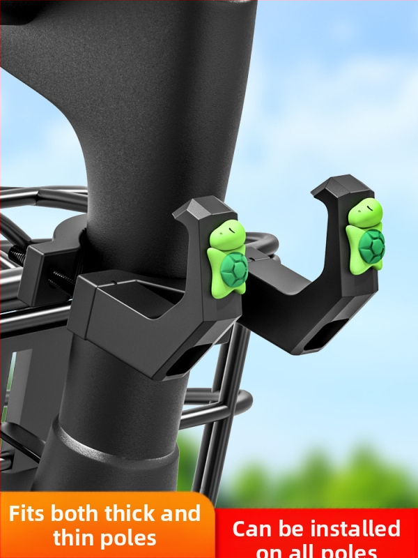 Elektriskās automašīnas āķis priekšpusē Universāls akumulatora velosipēda ķiveres izņemšanas piekarams sprādzes piekarams elektriskās automašīnas āķis priekšpusē