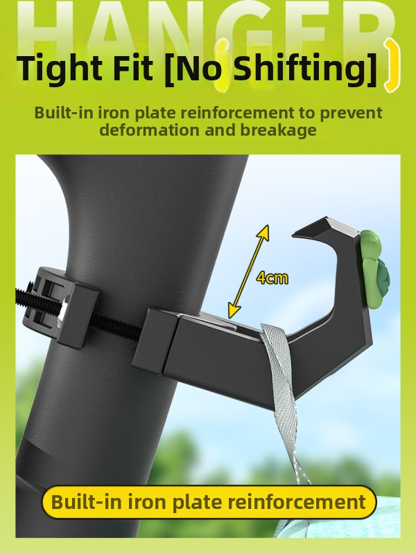 Кука за електрически автомобил отпред, универсална закачалка за велосипедна каска за изваждане и окачване, кука за електрически автомобил отпред