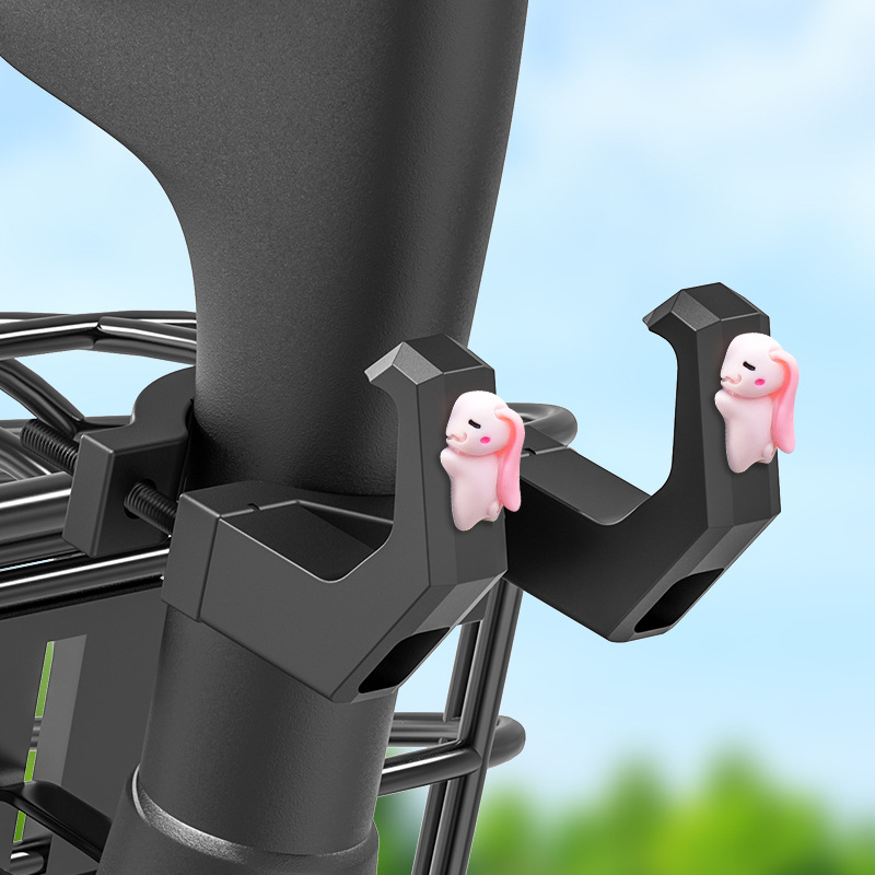 Кука за електрически автомобил отпред, универсална закачалка за велосипедна каска за изваждане и окачване, кука за електрически автомобил отпред