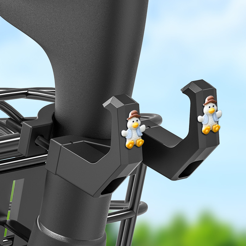 Кука за електрически автомобил отпред, универсална закачалка за велосипедна каска за изваждане и окачване, кука за електрически автомобил отпред