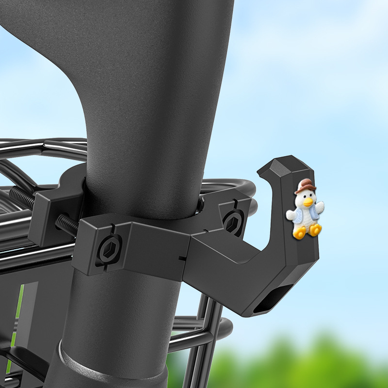 Кука за електрически автомобил отпред, универсална закачалка за велосипедна каска за изваждане и окачване, кука за електрически автомобил отпред