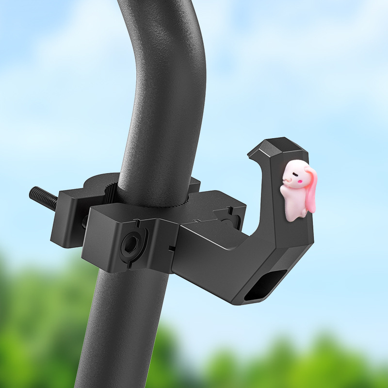 Кука за електрически автомобил отпред, универсална закачалка за велосипедна каска за изваждане и окачване, кука за електрически автомобил отпред