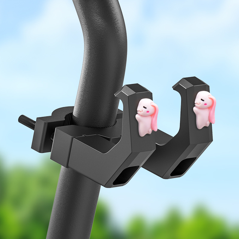 Кука за електрически автомобил отпред, универсална закачалка за велосипедна каска за изваждане и окачване, кука за електрически автомобил отпред