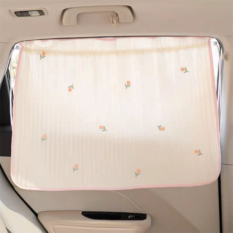 Animacinių filmukų automobilių užuolaidos, mielos automobilio apsaugos nuo saulės, šilumos izoliacija, šoniniai blokeliai nuo saulės, vasarinės ištraukiamos automobilio šoninės užuolaidos nuo saulės