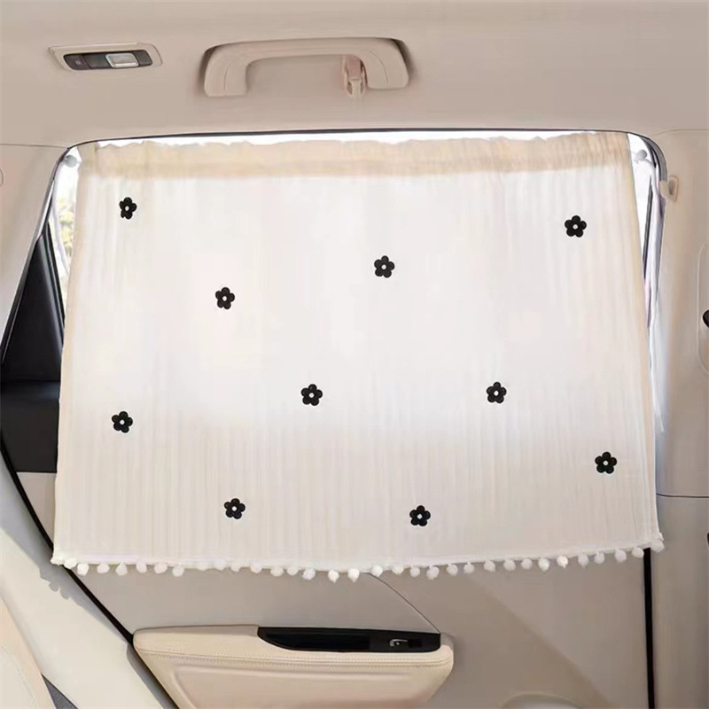 Animacinių filmukų automobilių užuolaidos, mielos automobilio apsaugos nuo saulės, šilumos izoliacija, šoniniai blokeliai nuo saulės, vasarinės ištraukiamos automobilio šoninės užuolaidos nuo saulės