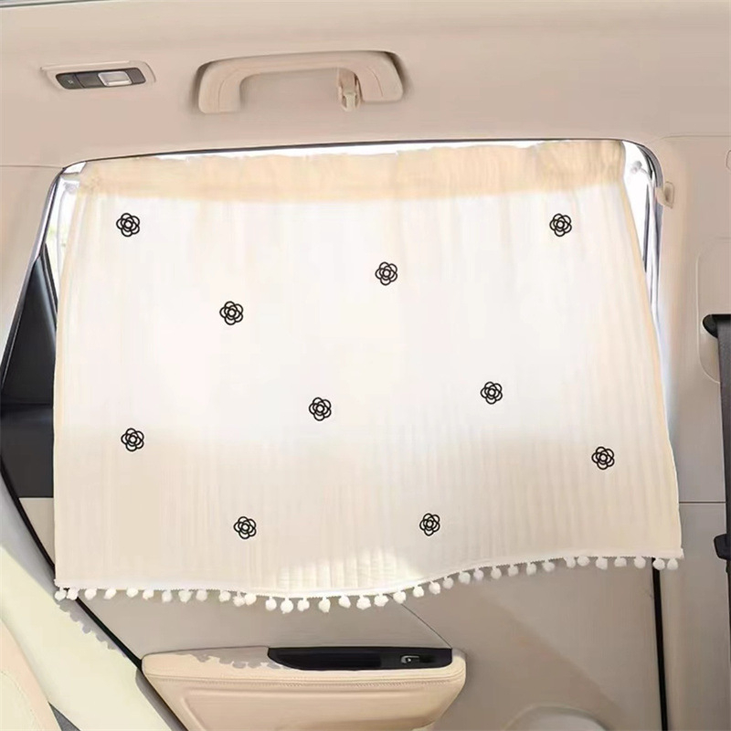 Animacinių filmukų automobilių užuolaidos, mielos automobilio apsaugos nuo saulės, šilumos izoliacija, šoniniai blokeliai nuo saulės, vasarinės ištraukiamos automobilio šoninės užuolaidos nuo saulės